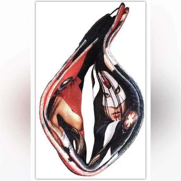 Suicide Squad Katana Crew Socks 1 Pair Men 8-12 Red Black Sublimated DC Joker - Picture 8 of 8